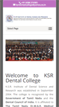 Mobile Screenshot of ksrdentalcollege.org